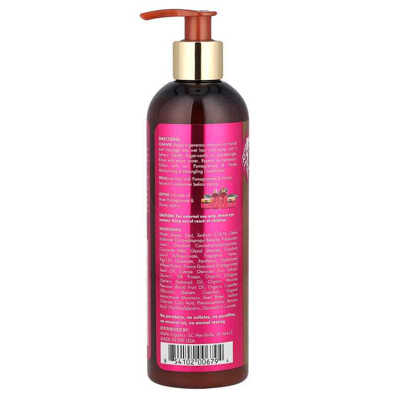 MIELLE Pomegranate & Honey Moisturizing & Detangling Shampoo (12oz)