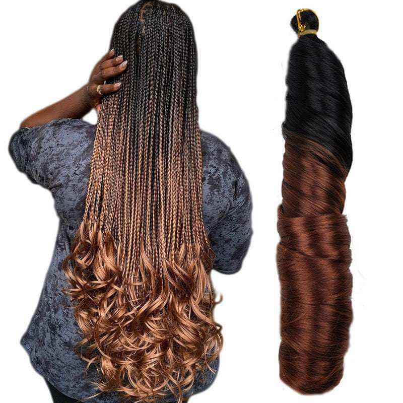 26" Loose Wave Spiral French Curls Synthetic Hair Extensions - 150g