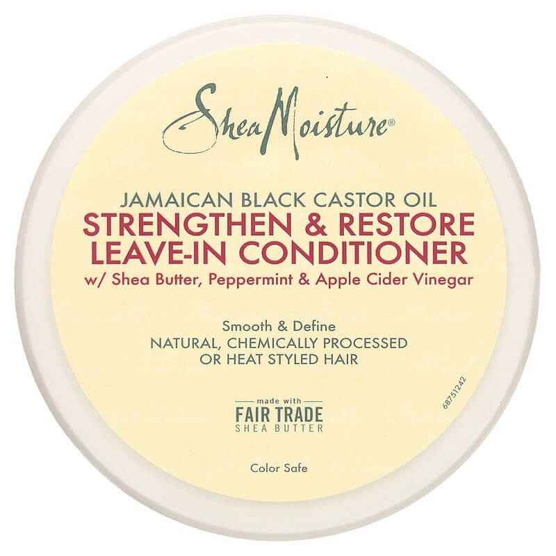 SheaMoisture, Jamaican Black Castor Oil, Strengthen & Restore Leave-In Conditioner, 11.5 fl oz