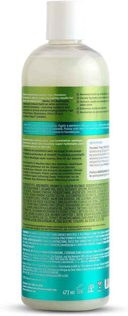 ORS Max Moisture Sulfate Free Shampoo (16oz)