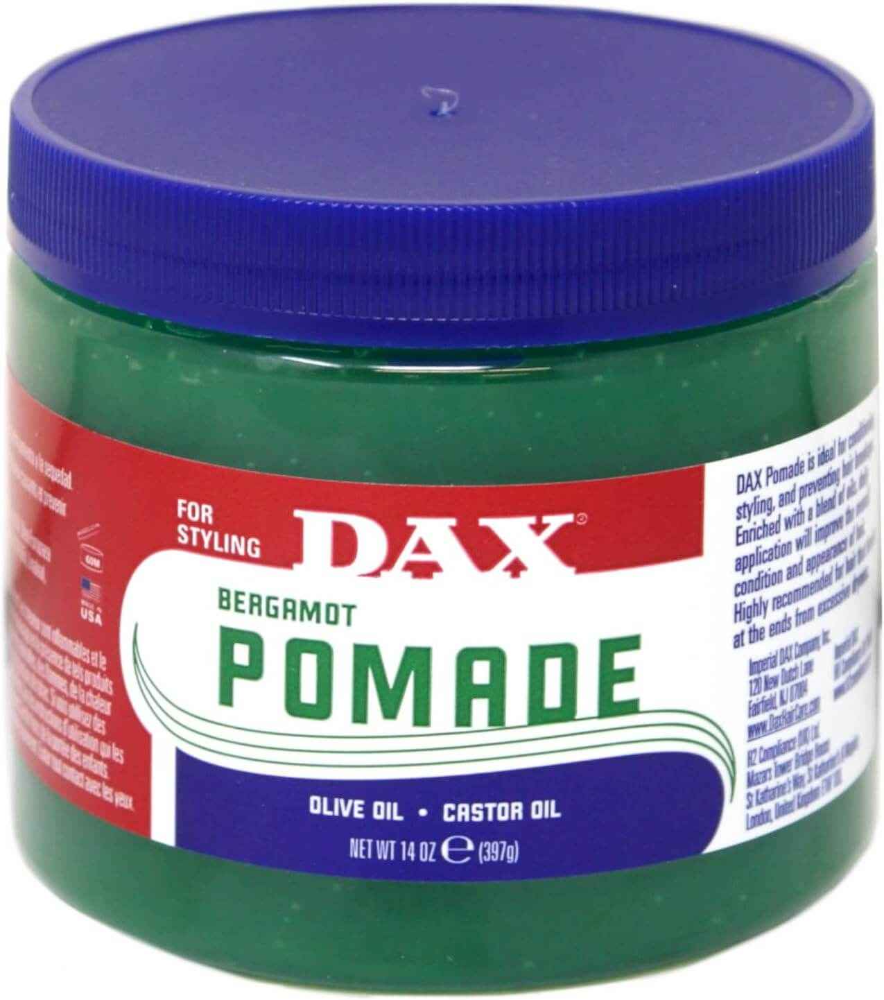 DAX Bergamot Pomade [Vegetable Oil] (14oz)