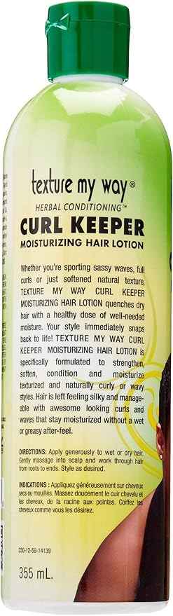 TEXTURE MY WAY Curl Keeper Hair Lotion (12oz)