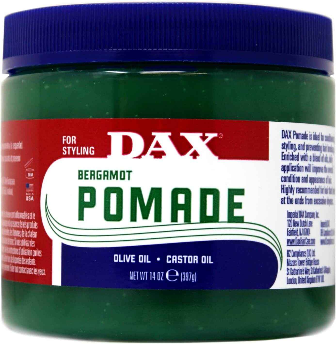 DAX Bergamot Pomade [Vegetable Oil] (14oz)