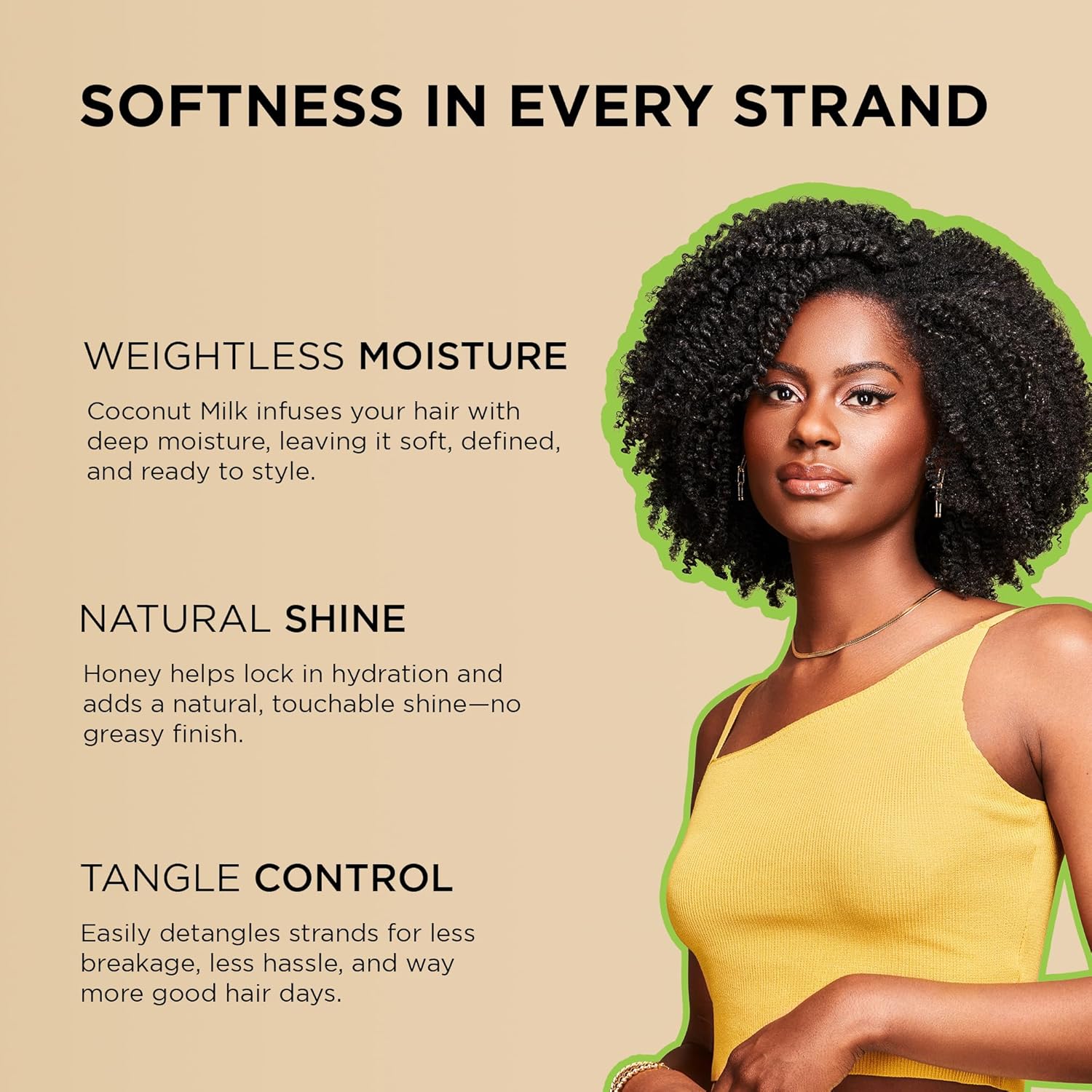 AFRICAN PRIDE Moisture Miracle Coconut Milk & Honey Leave In Conditioner (8oz)