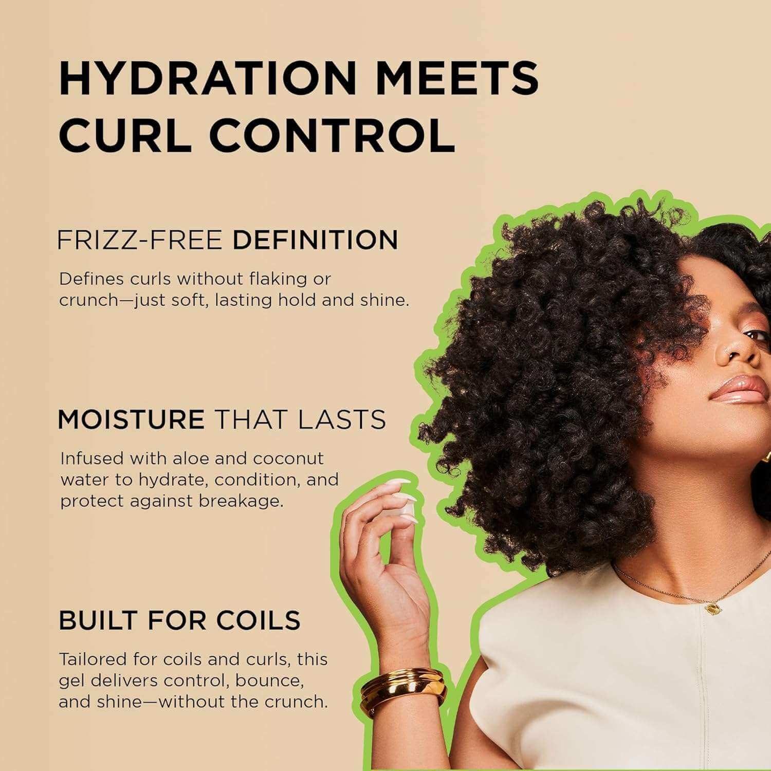 AFRICAN PRIDE Moisture Miracle Curl Defining Gel (18oz) for frizz-free definition and lasting moisture.
