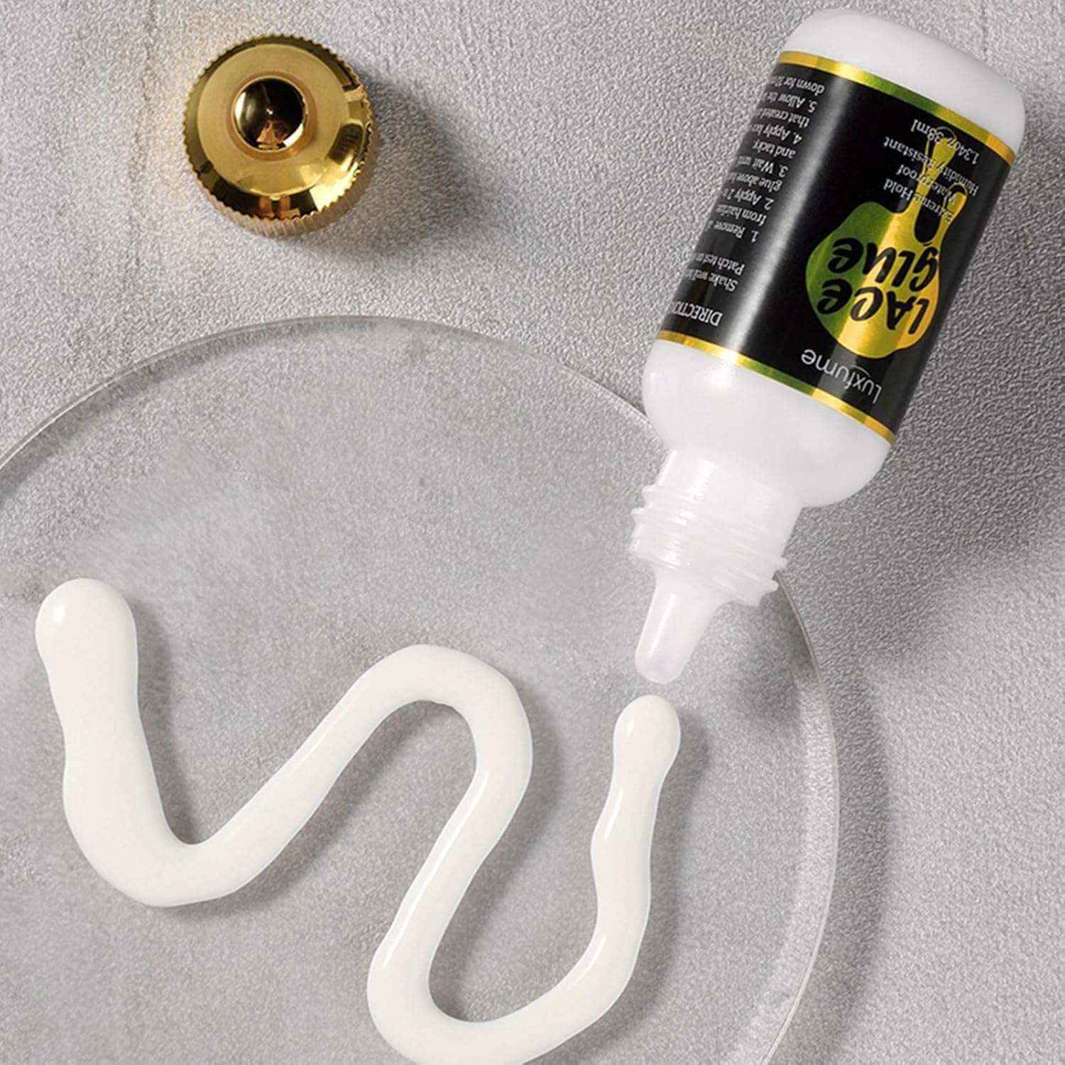 Luxfume Waterproof Strong Hold Lace Adhesive/Glue - 1.28oz
