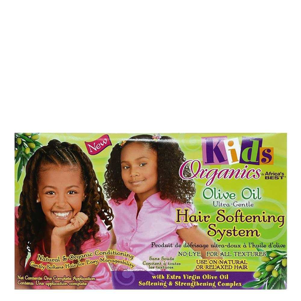 AFRICA'S BEST Kids Originals Olive Oil Hair Softening Kit - Celegant