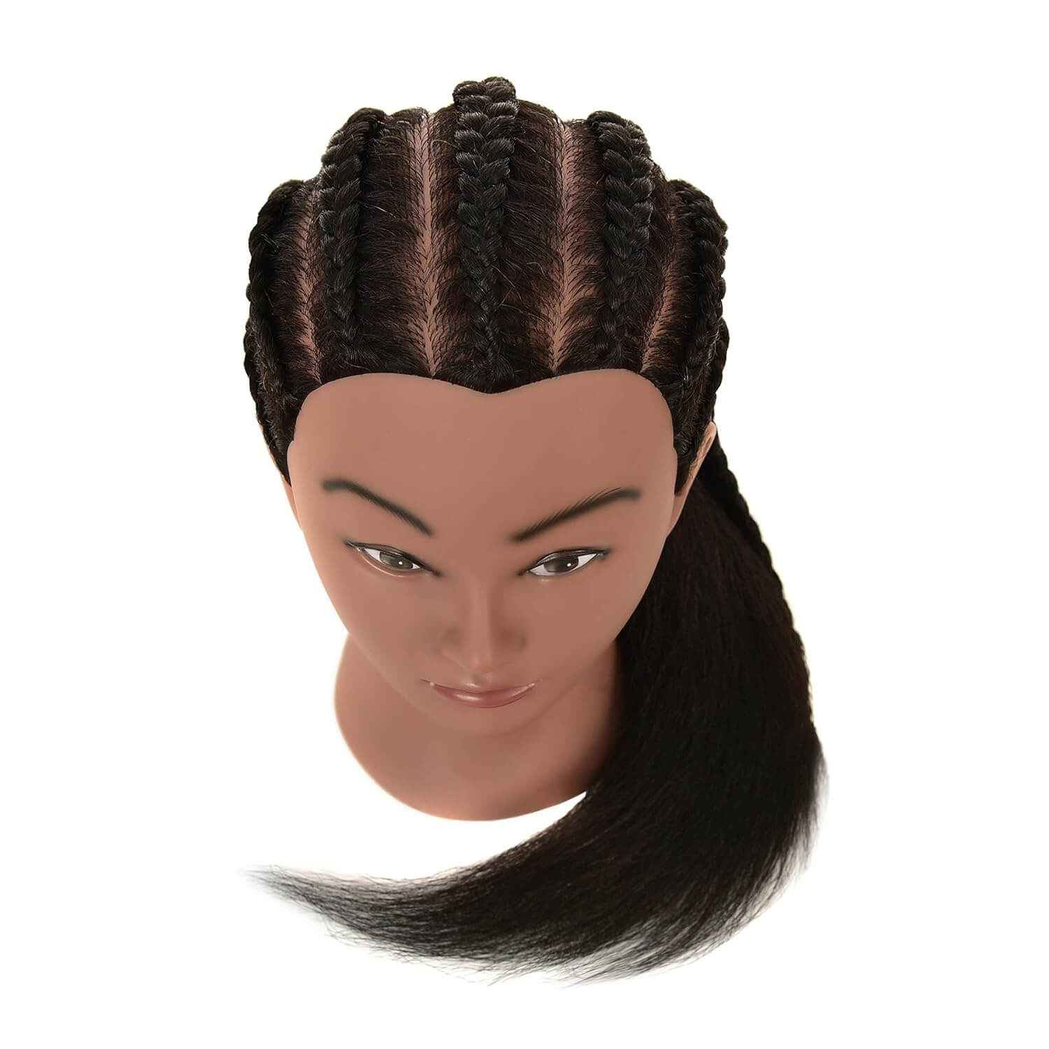 Afro Mannequin Head Practice Training Head for braiding practice