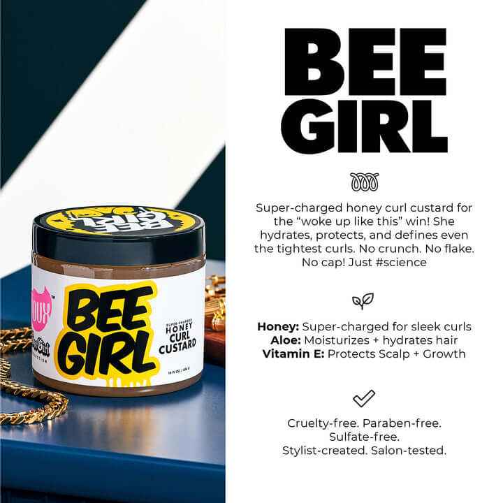 THE DOUX Bee Girl Honey Curl Custard (16oz)