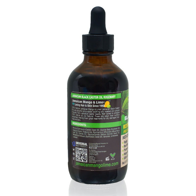 JAMAICAN MANGO & LIME Black Castor Oil [Rosemary] (4oz)