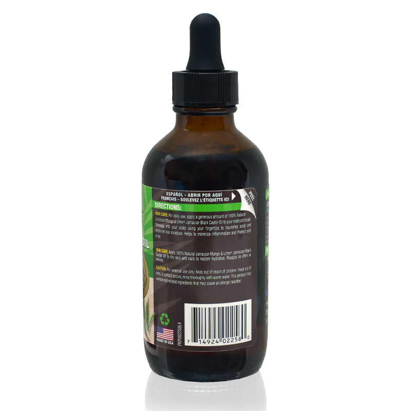 JAMAICAN MANGO & LIME Black Castor Oil [Rosemary] (4oz)