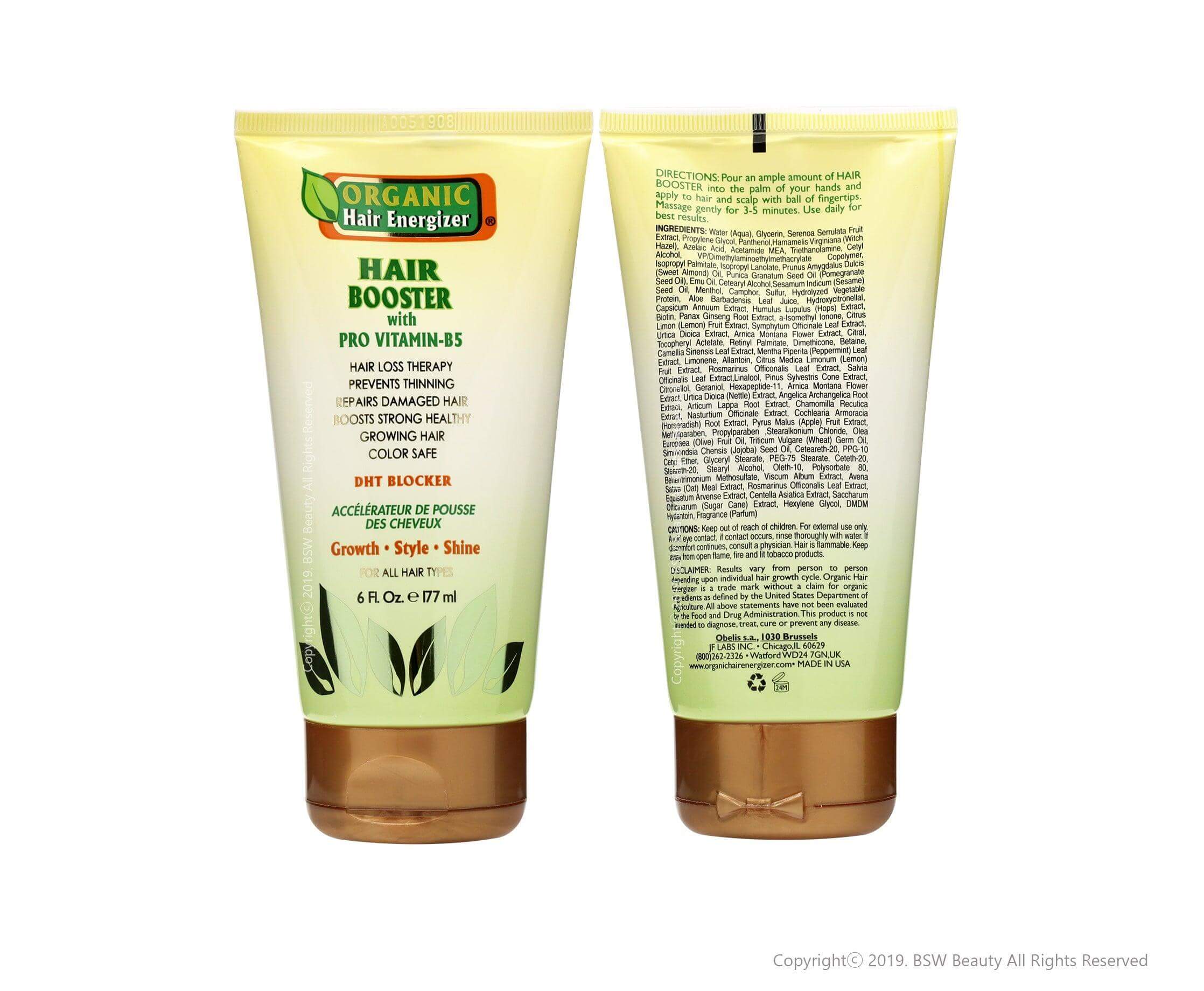 ORGANIC HAIR ENERGIZER Hair Growth Booster - Celegant Beauty