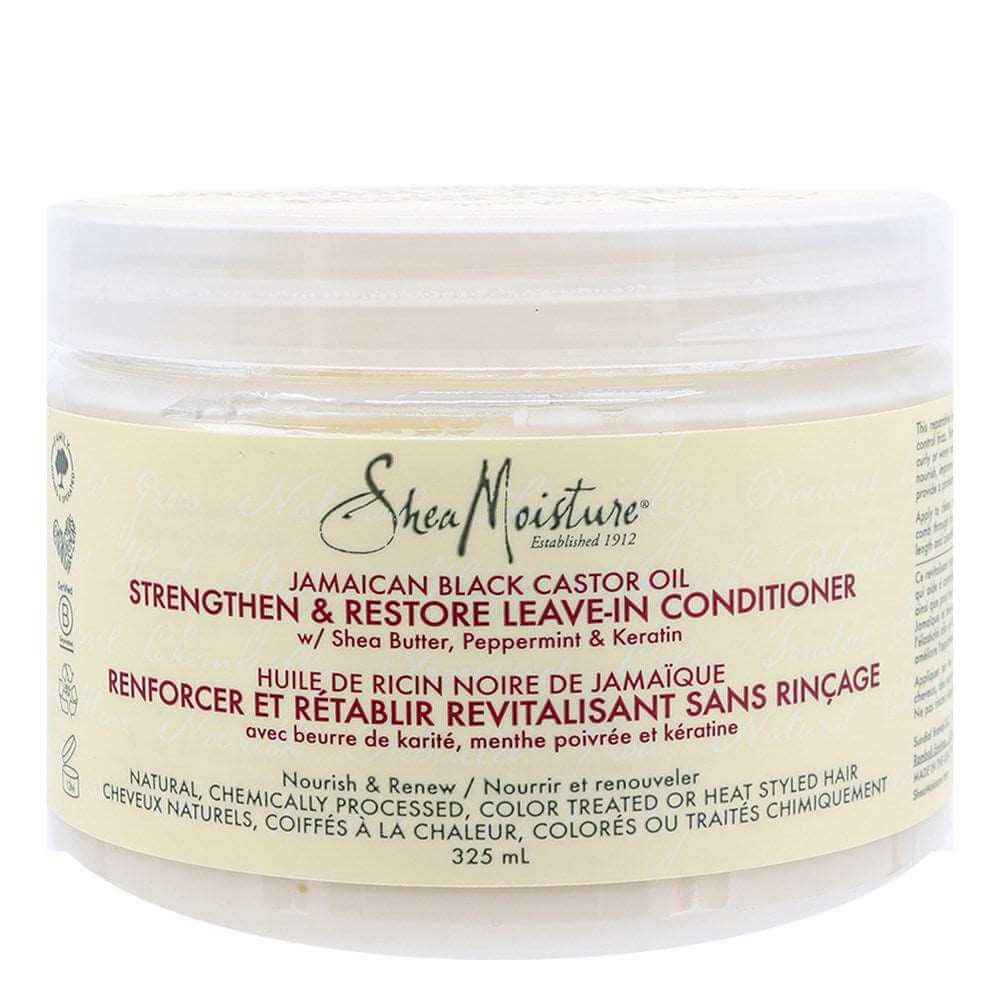SheaMoisture, Jamaican Black Castor Oil, Strengthen & Restore Leave-In Conditioner, 11.5 fl oz
