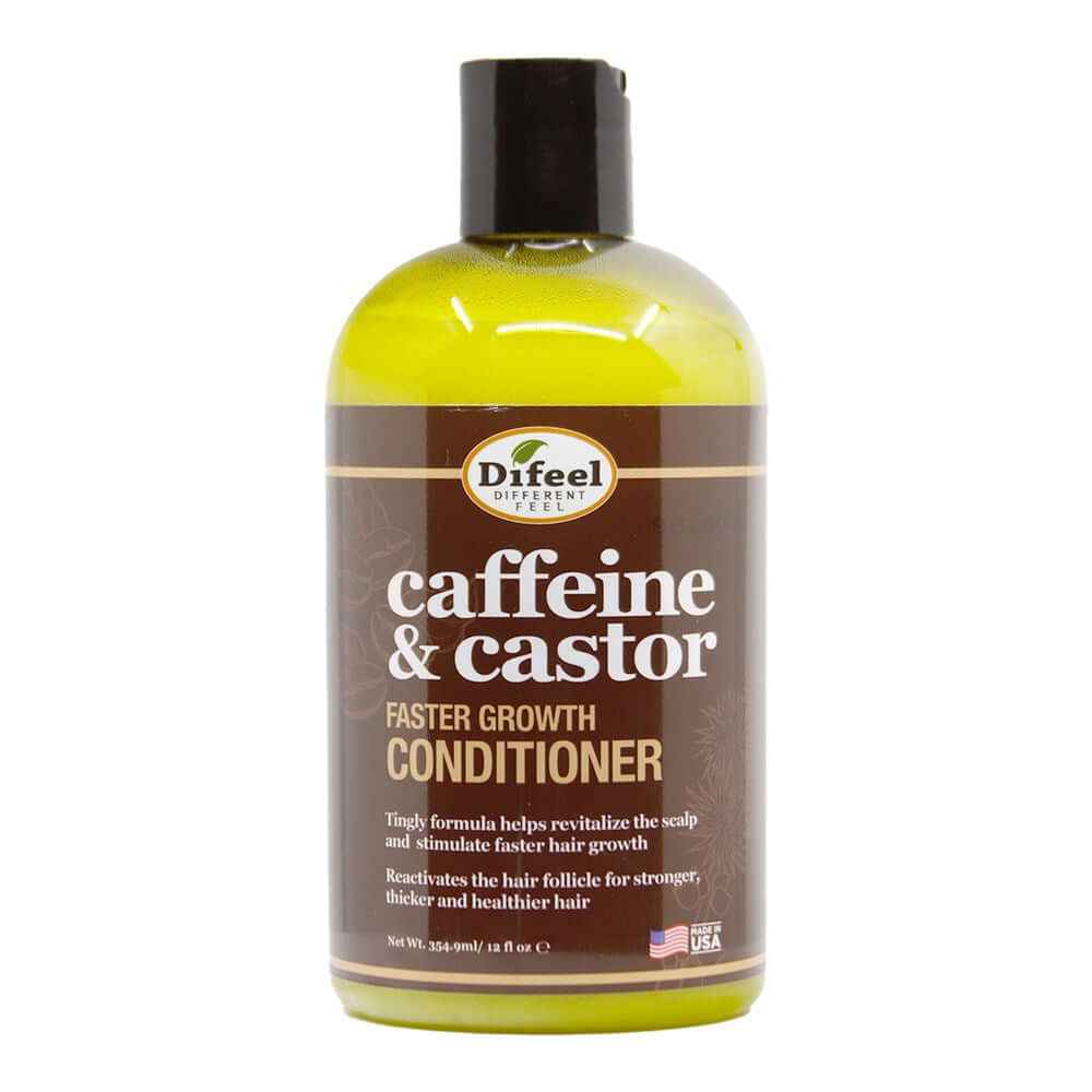 Difeel Caffeine & Castor Faster Growth Conditioner (12oz)