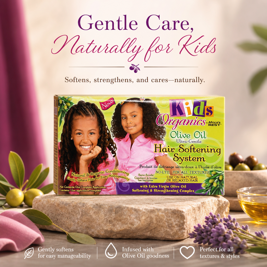 africa s best kids originals olive oil hair softening kit benefit