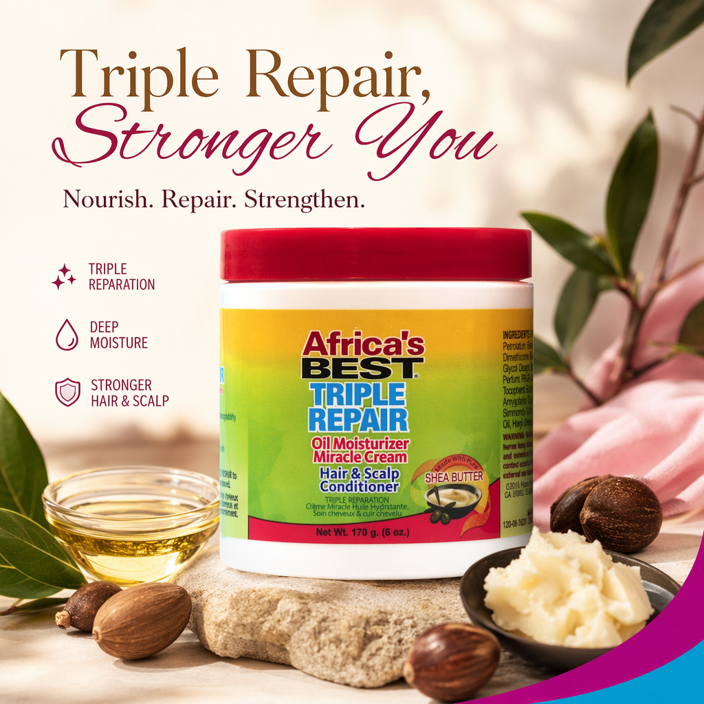 AFRICA'S BEST Triple Repair Miracle Cream (6oz) - benefit