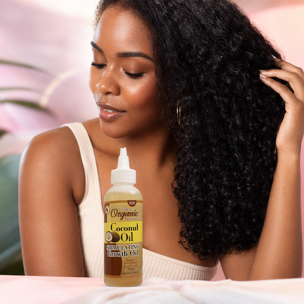 AFRICA'S BEST Ultimate Originals Coconut Oil Stimulating Oil (4oz) - result
