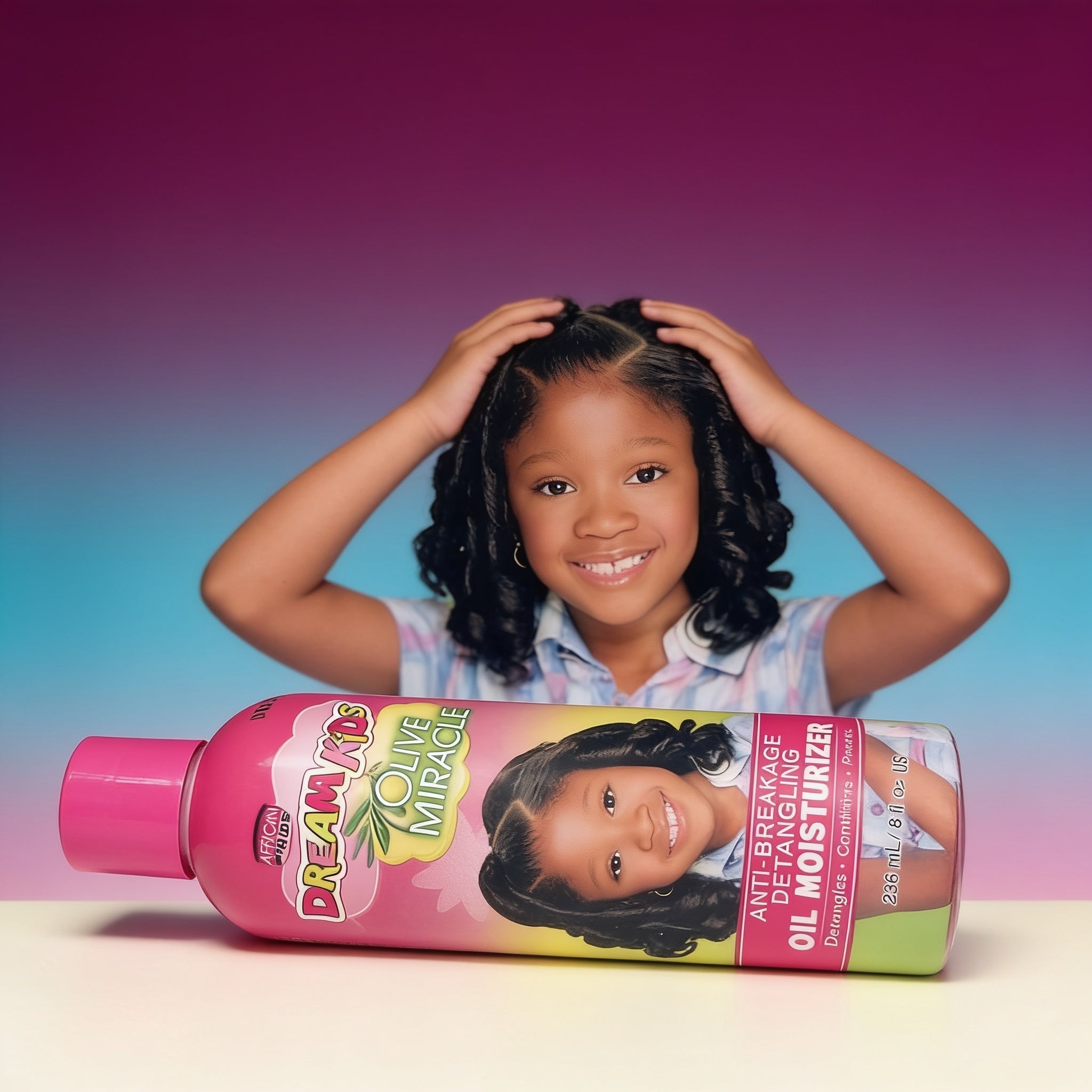 AFRICAN PRIDE Dream Kids Oil Moisturizer (8oz) - usage
