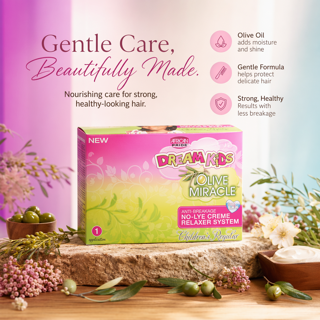 AFRICAN PRIDE Dream Kids Relaxer Kit [Regular] - benefit