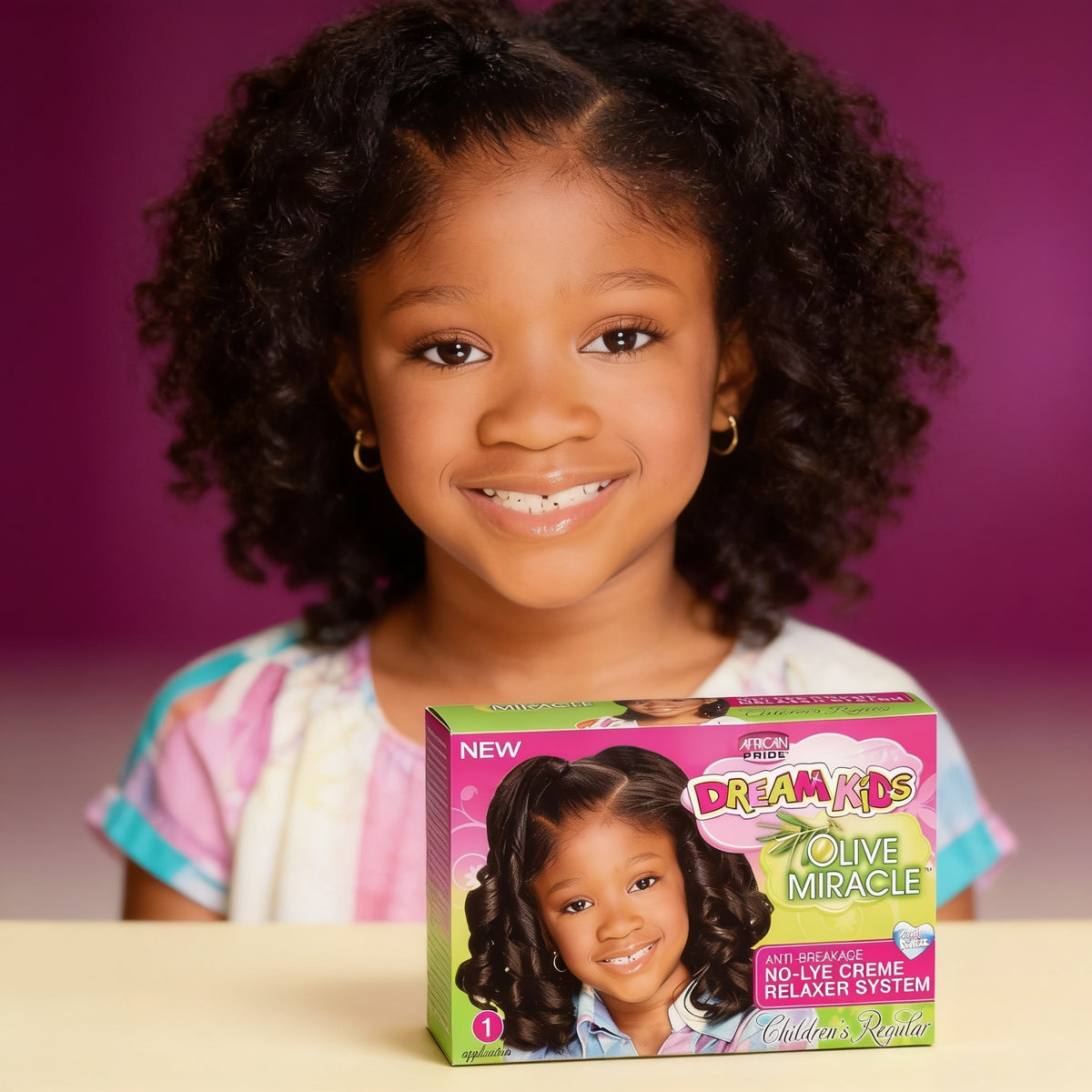 african pride dream kids relaxer kit regular result