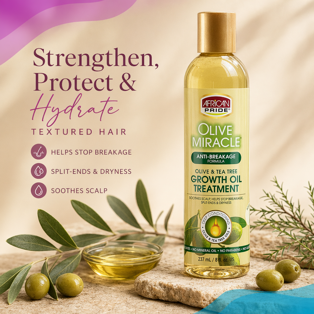 AFRICAN PRIDE Olive Miracle Growth Oil (8oz) - benefit