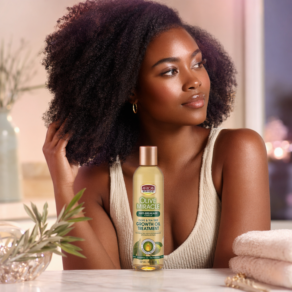 AFRICAN PRIDE Olive Miracle Growth Oil (8oz) - result