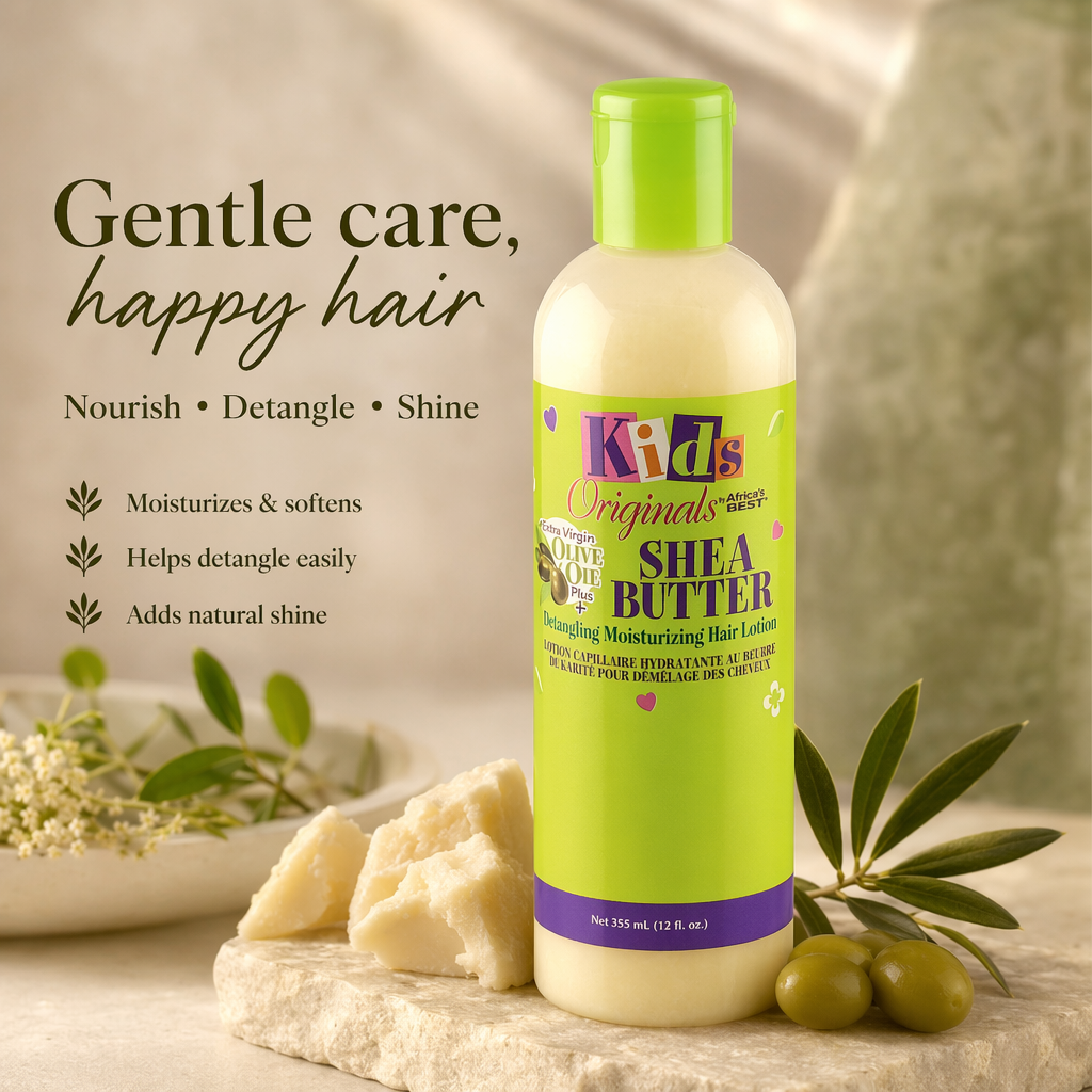 AFRICA'S BEST Kids Organics Shea Butter Detangling Lotion - benefit