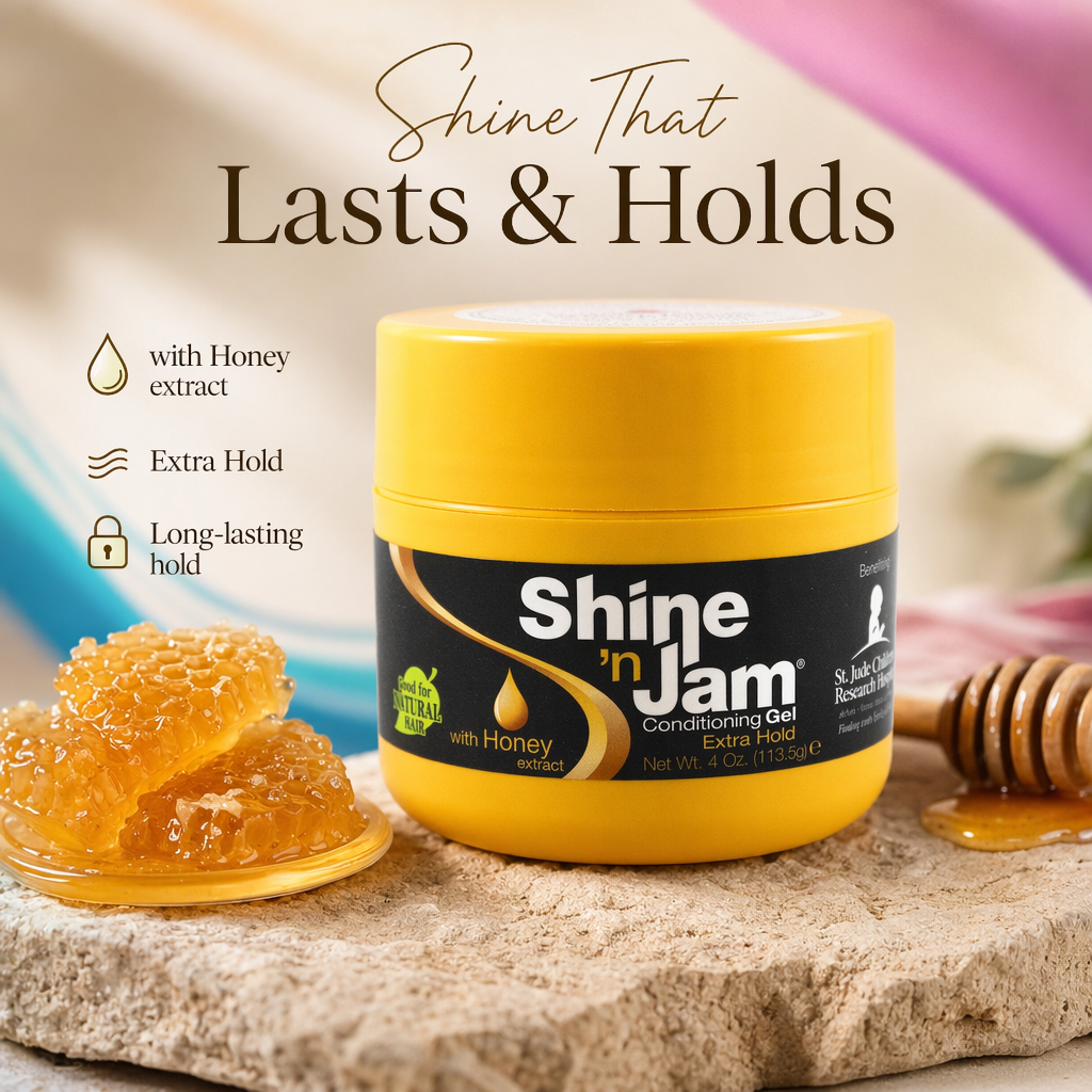 AMPRO Shine 'n Jam Conditioning Gel [Extra Hold] - benefit