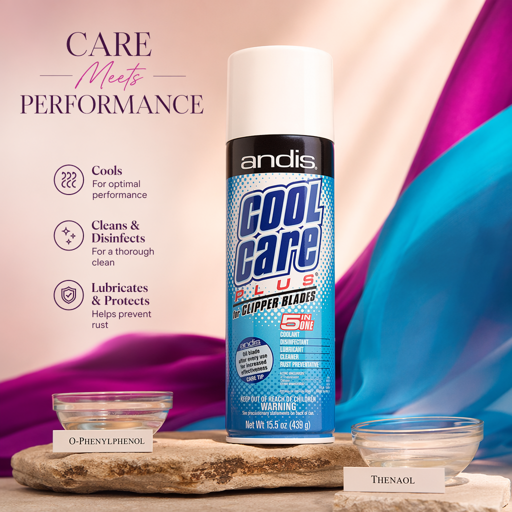 ANDIS Cool Care Plus 5 in 1 (15.5oz) - benefit