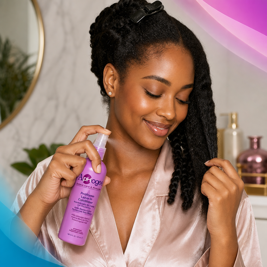 APHOGEE ProVitamin Leave-In Conditioner (8oz) - usage