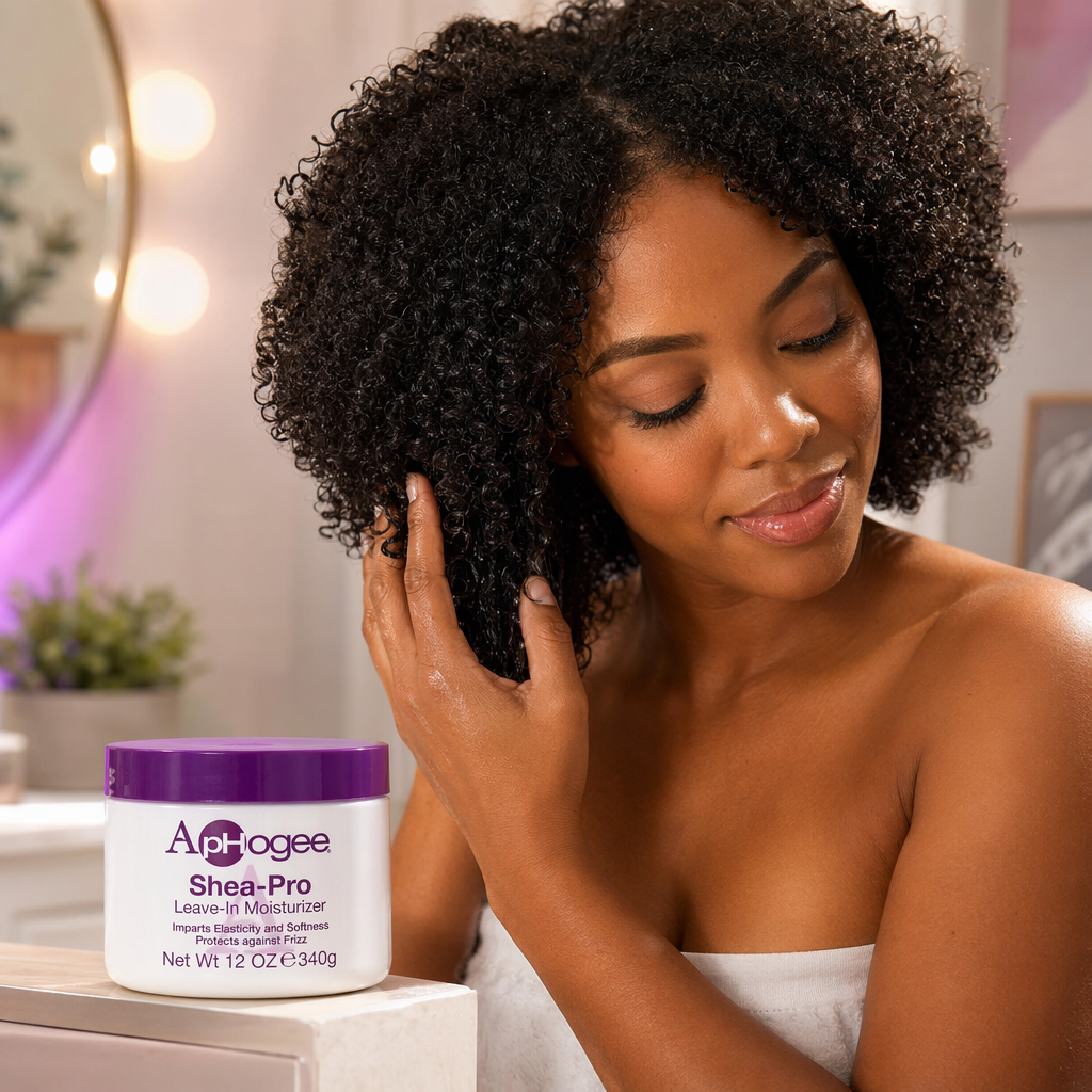 APHOGEE Shea-Pro Leave In Moisturizer (12oz) - usage