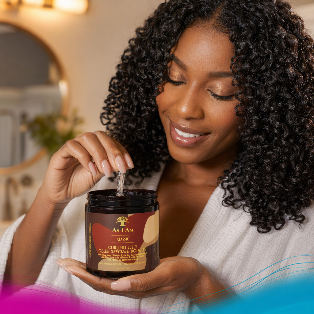AS I AM Curling Jelly (8oz) - usage