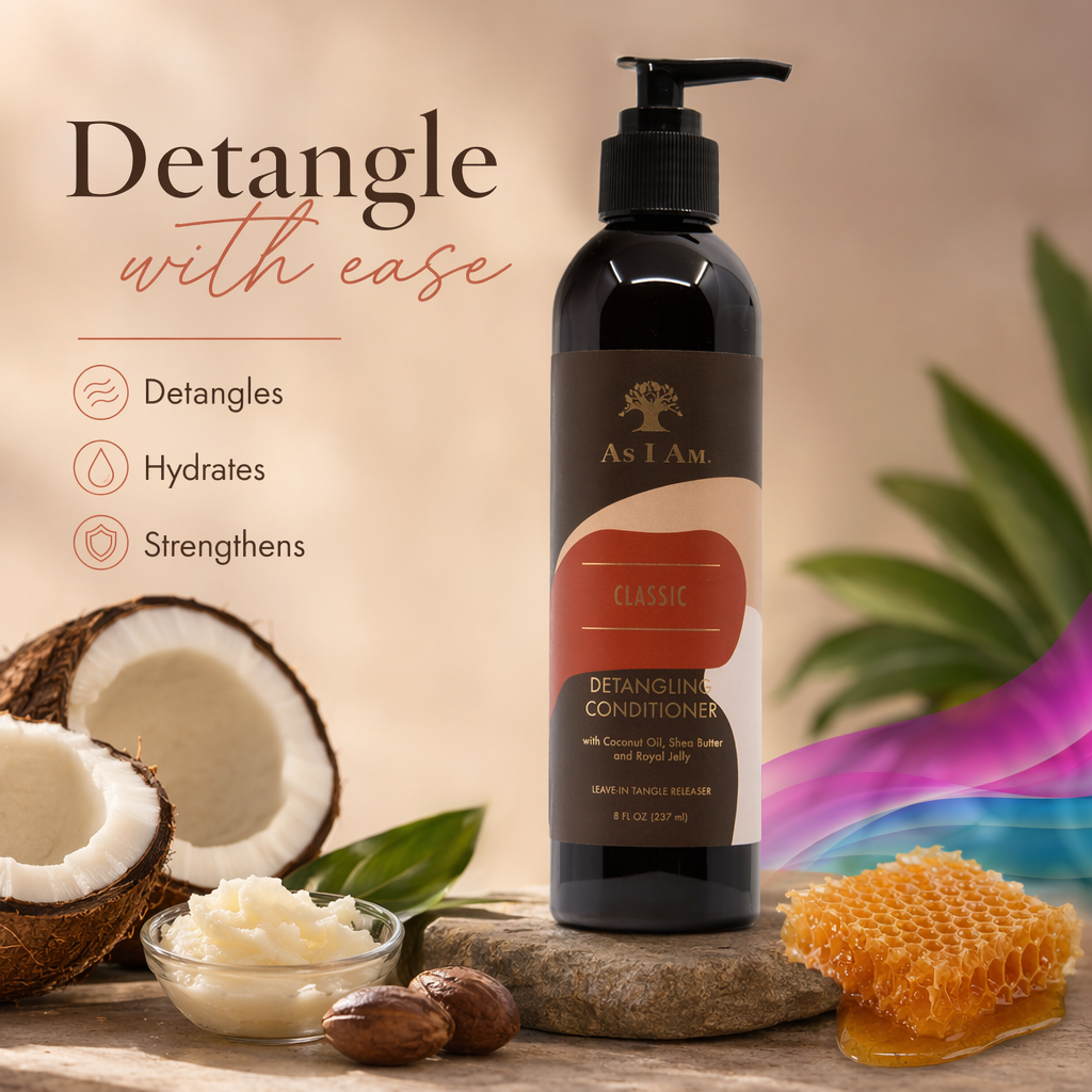 AS I AM Detangling Conditioner (8oz) - benefit