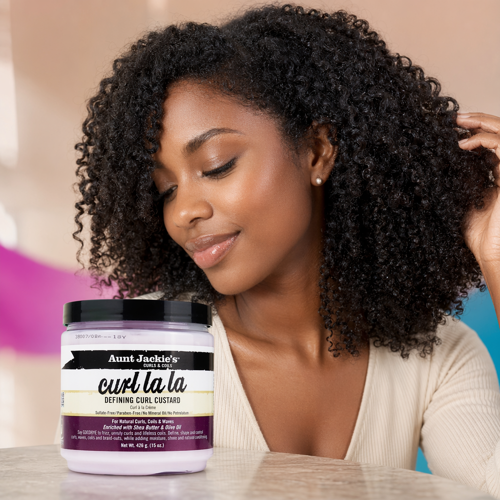 AUNT JACKIE'S Curl La La Defining Curl Custard Cream (15oz) - result