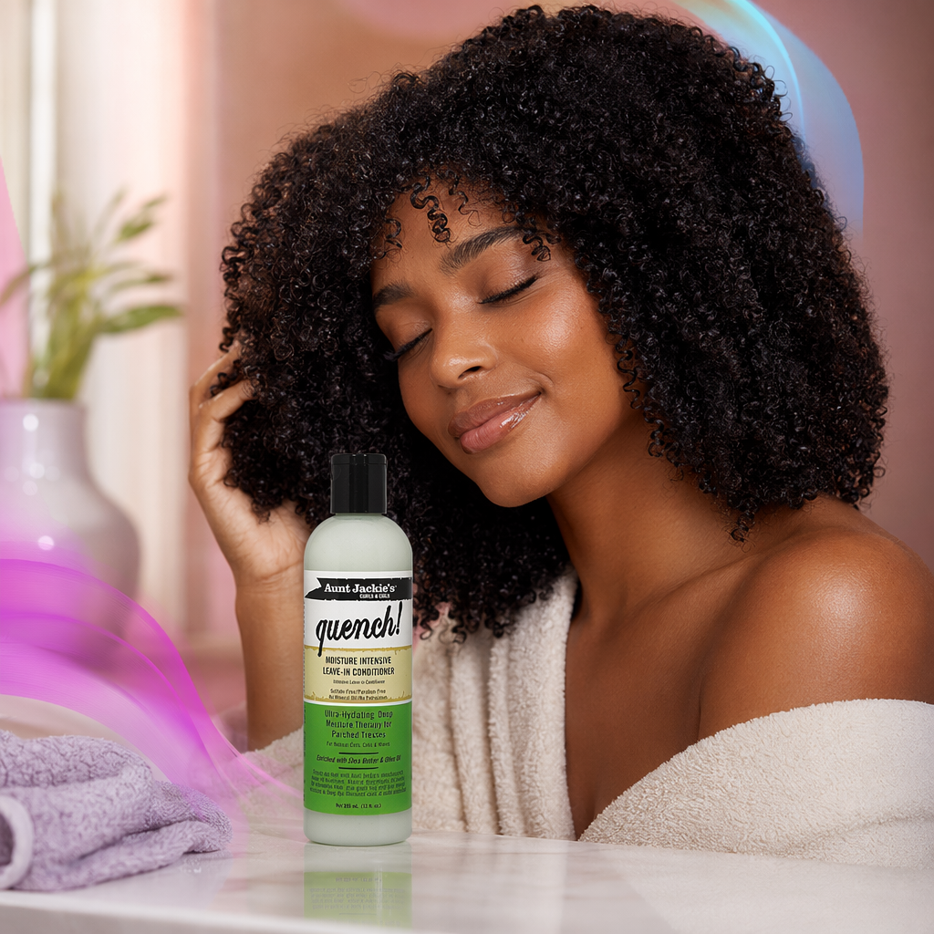 AUNT JACKIE'S Quench! Moisture Intensive Leave-In Conditioner (12oz) - result