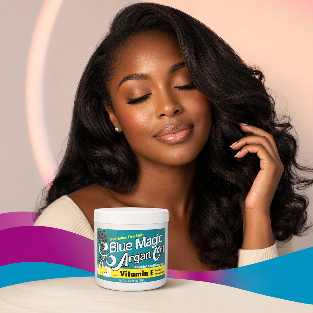 BLUE MAGIC Argan Oil Vitamin E Leave In Conditioner (13.75oz) - result