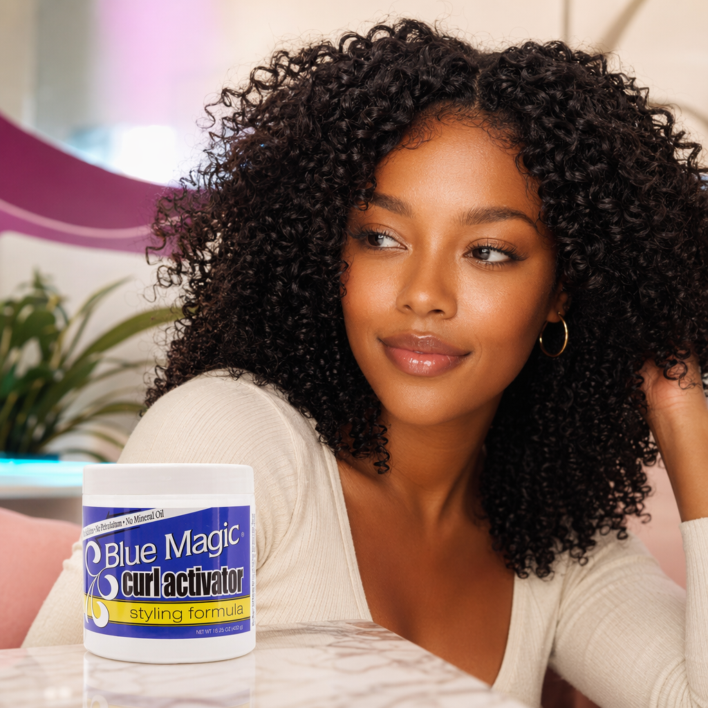 BLUE MAGIC Curl Activator Gel (15.25oz) - result