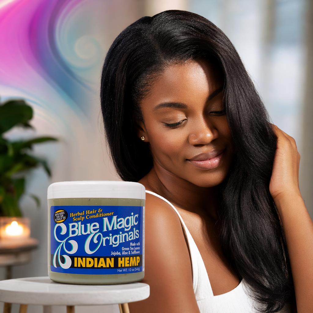 BLUE MAGIC Indian Hemp Hair & Scalp Conditioner (12oz) - result