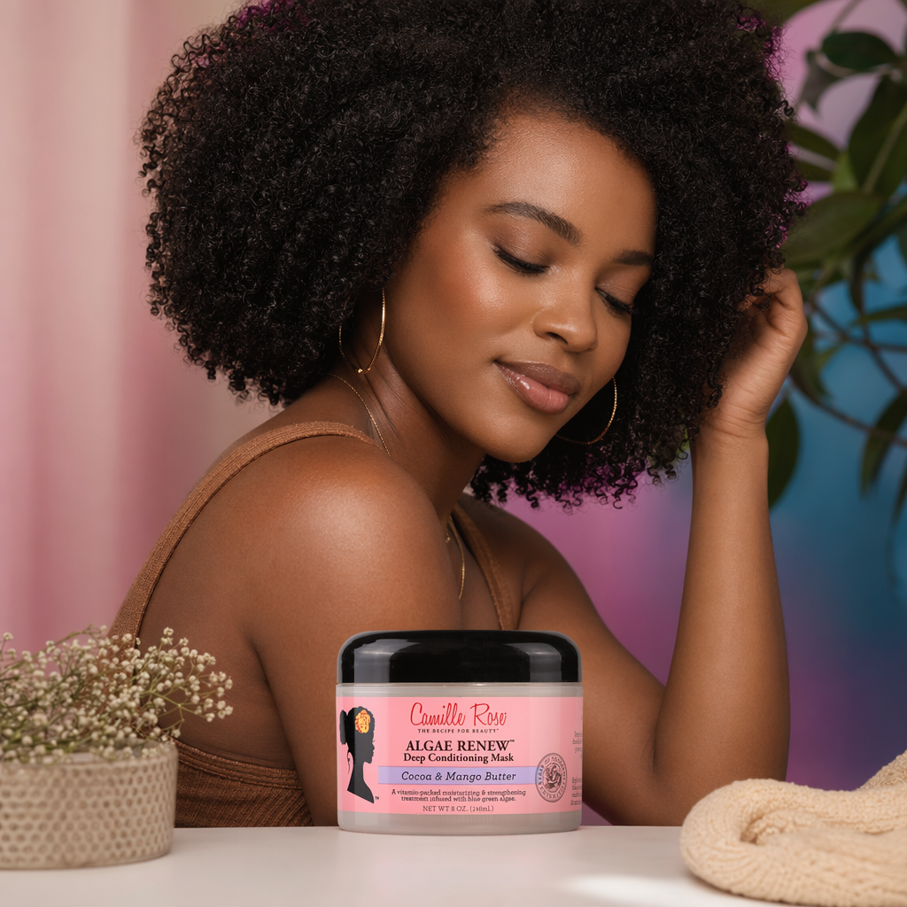 CAMILLE ROSE Algae Renew Deep Conditioning Mask (8oz) - result