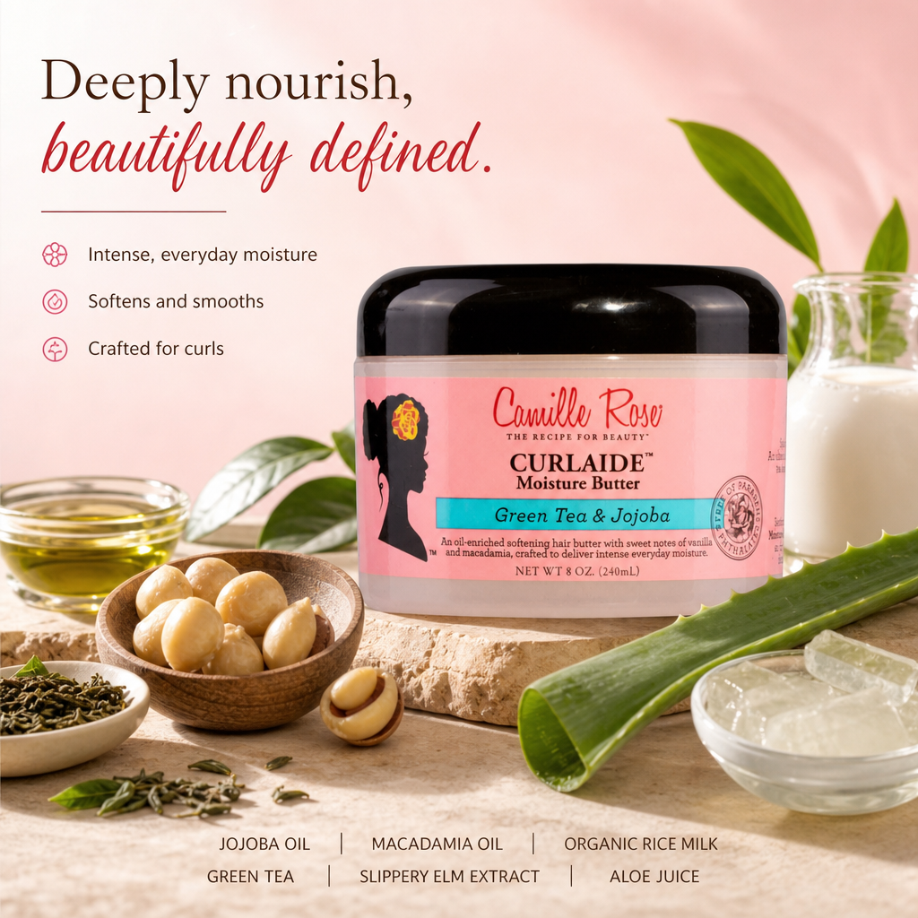 CAMILLE ROSE Curlaide Moisture Butter (8oz) - benefit