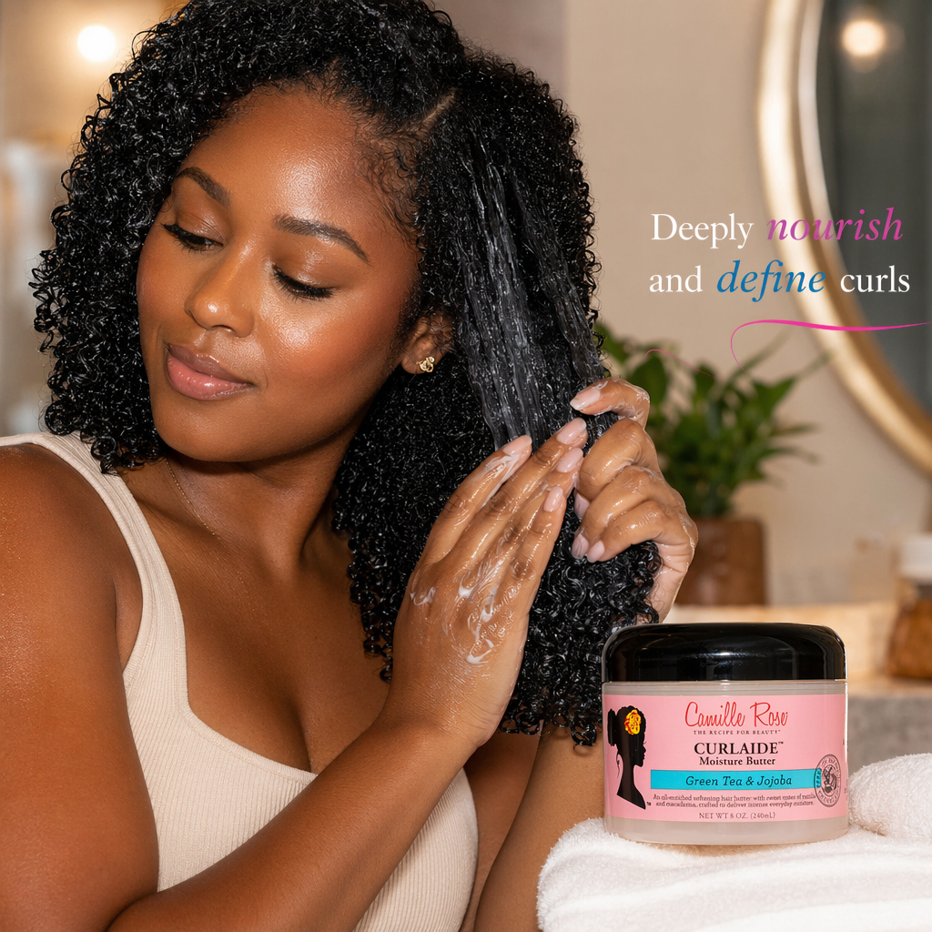 CAMILLE ROSE Curlaide Moisture Butter (8oz) - usage