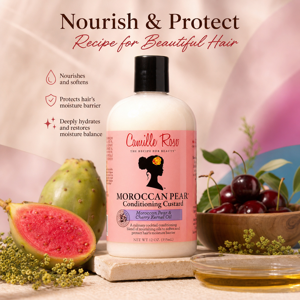 CAMILLE ROSE Moroccan Pear Conditioning Custard (12oz) - benefit
