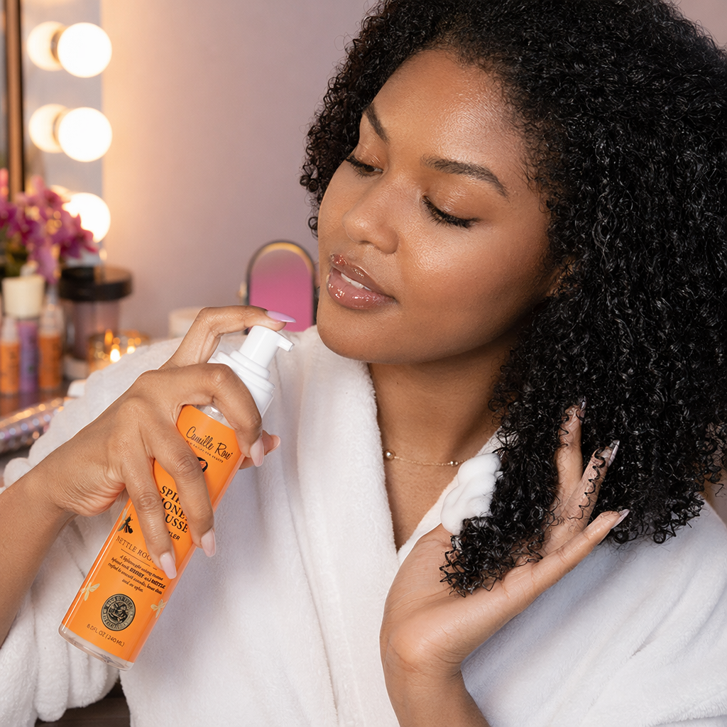 CAMILLE ROSE Spiked Honey Mousse (8oz) - usage