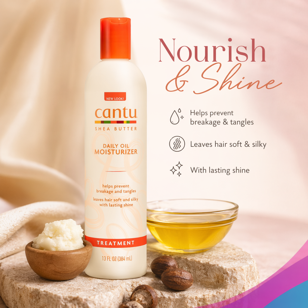 CANTU Shea Butter Daily Oil Moisturizer (13.5oz) - benefit