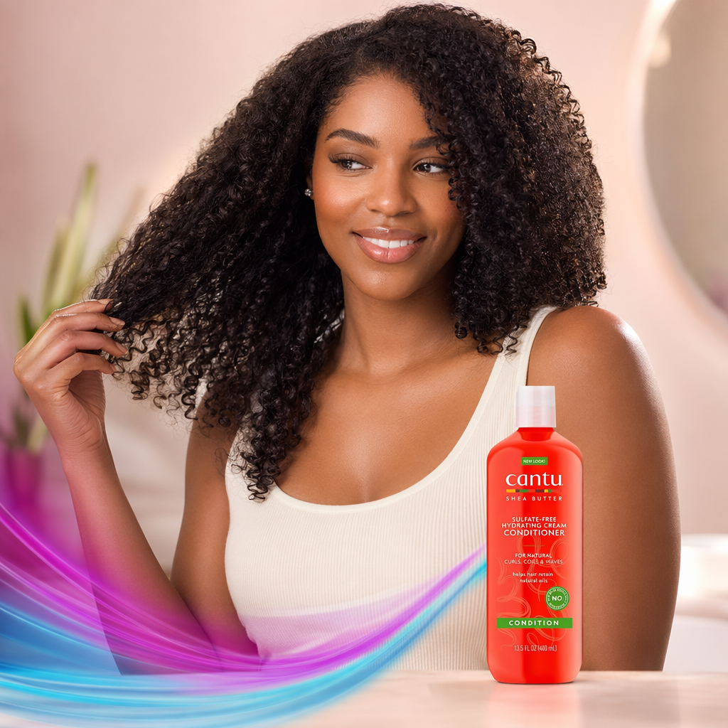 CANTU Shea Butter Sulfate Free Hydrating Cream Conditioner (13.5oz) - result