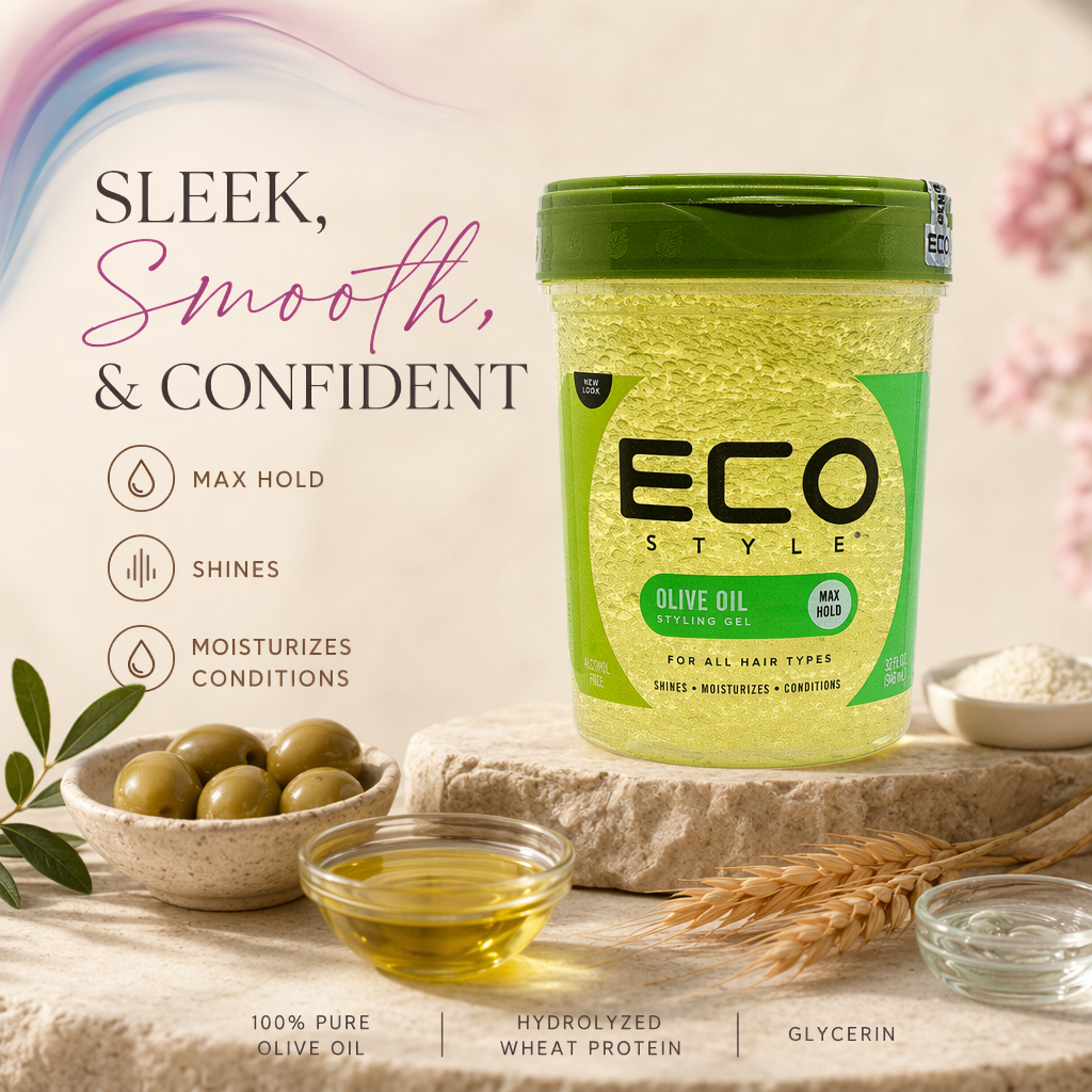 Ecoco ECO Professional Olive Oil Styling Gel - benefit