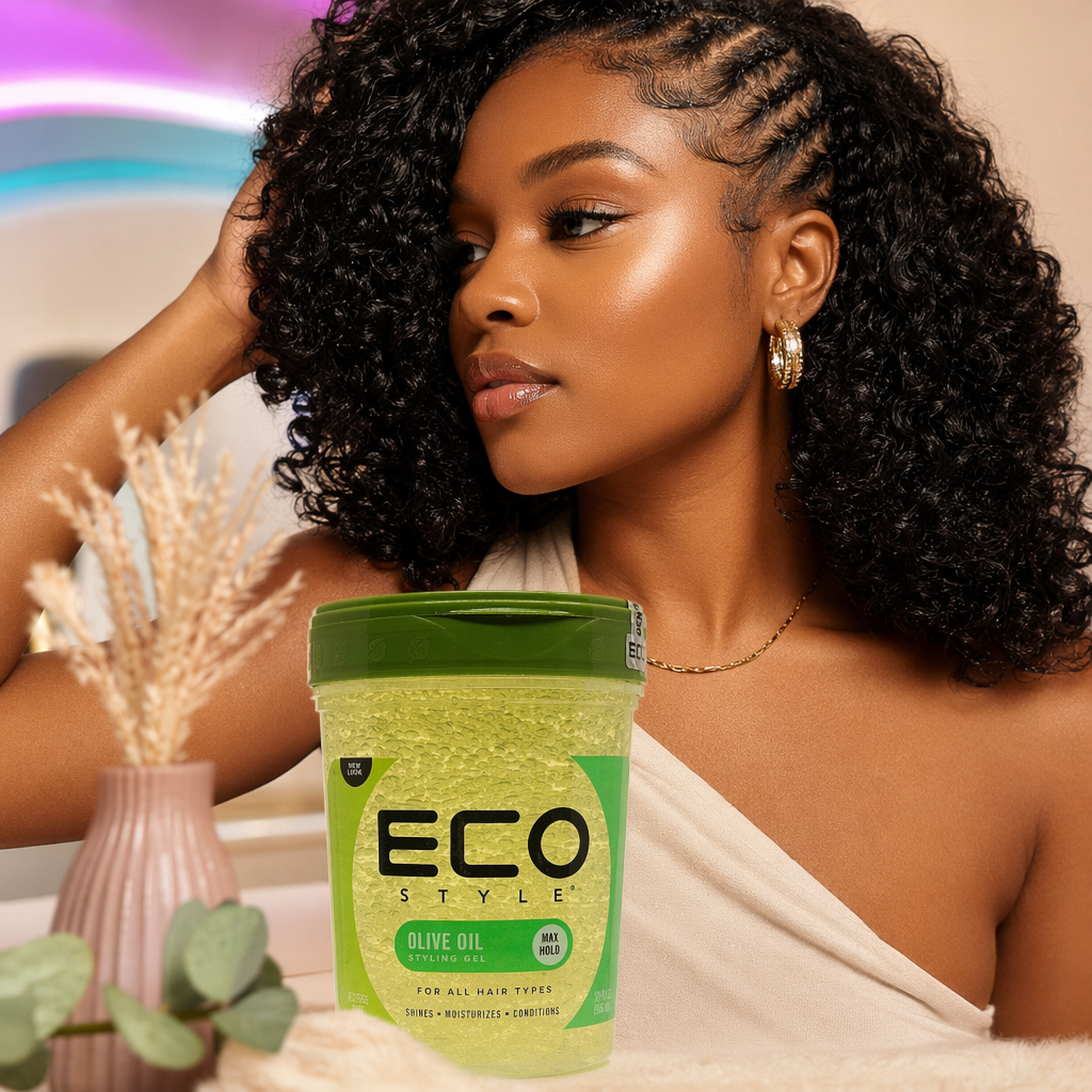 Ecoco ECO Professional Olive Oil Styling Gel - result