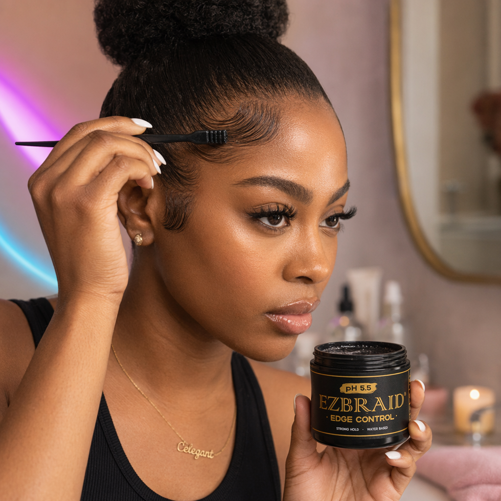 EZBRAID Edge Control (4oz) - usage