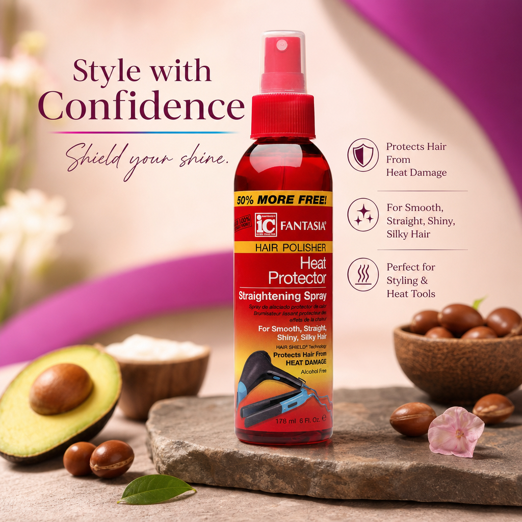 FANTASIA IC Heat Protector Straightening Spray (6oz) - benefit