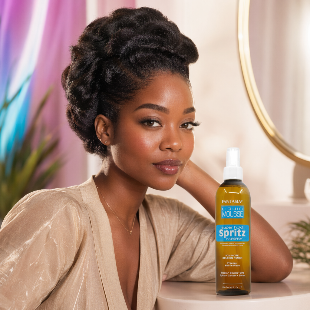 FANTASIA Liquid Mousse Super Hold Spritz - result